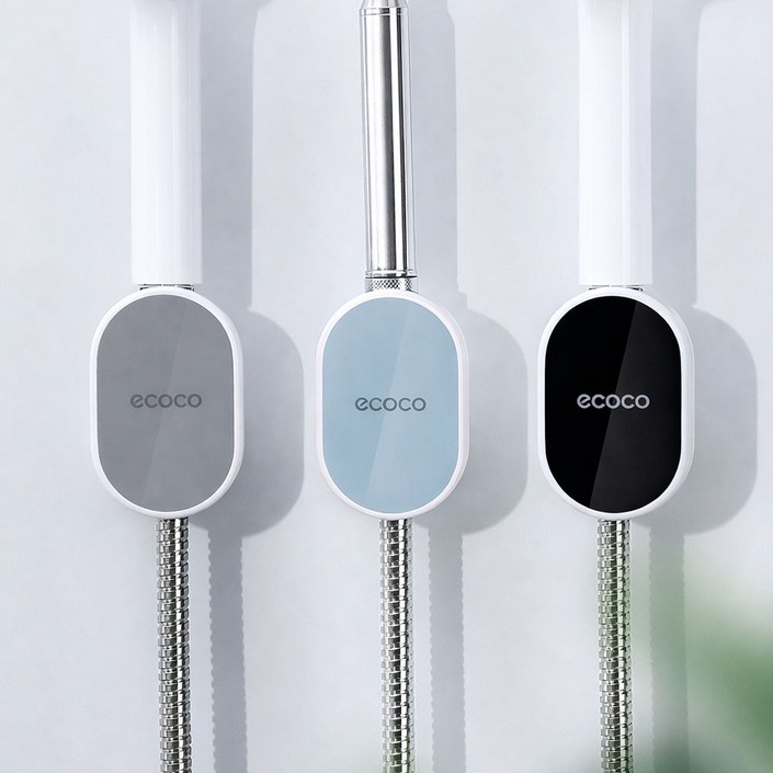 ECOCO 무타공 각도조절 샤워기 거치대