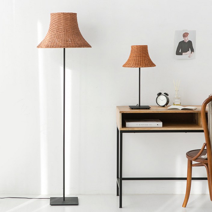 마켓비 RATTAN 스탠드 시리즈 라탄 침실무드등 독서등