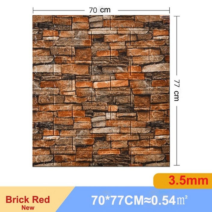 벽돌시트지 파벽돌시트지 벽돌무늬시트지 대리석 마블 10 pcs 3d 껍질과 스틱 벽 홈