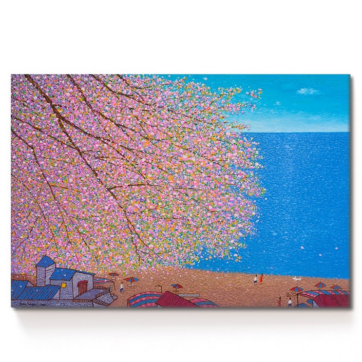 [인메이블] 장용길 작가 아트에디션 24종 풍경화 그림 거실 인테리어 그림 추상화 액자 달항아리