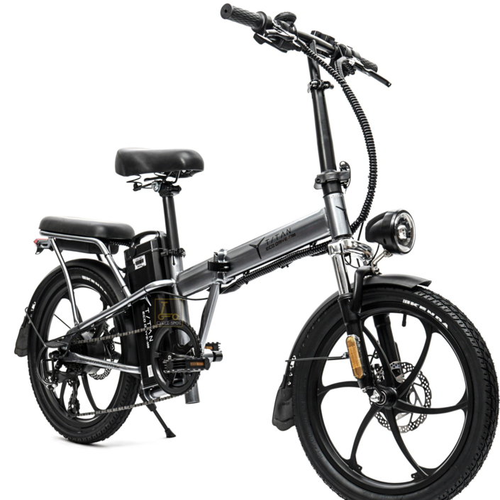 전기자전거 타이탄700 500w 접이식 펫타이어 스로틀PAS겸용 자전거, 블랙 20240506
