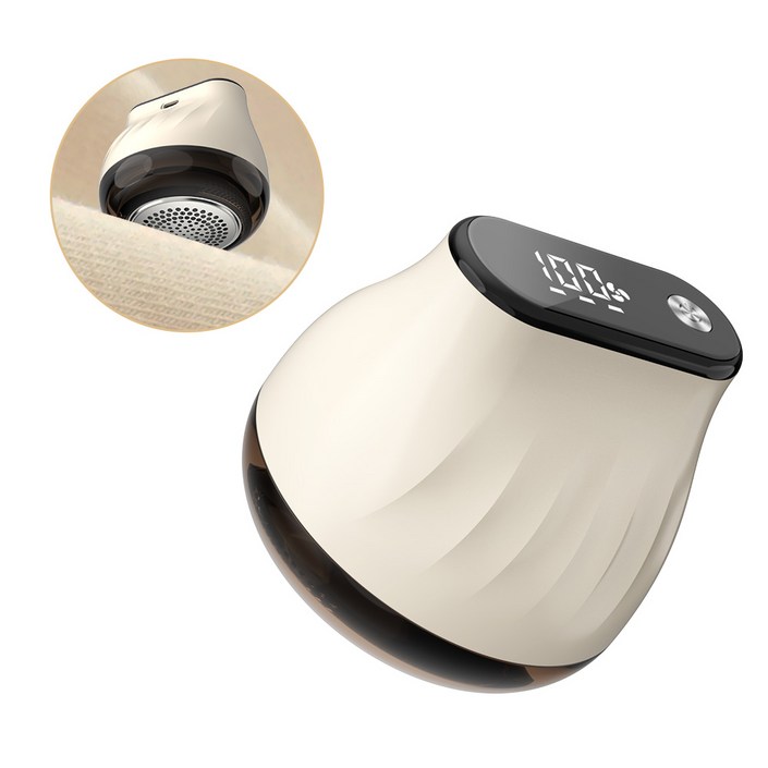 KLIFE 전기식 보풀제거기 휴대용 충전식 가정용 디스플레이 무선 미니 세탁소용