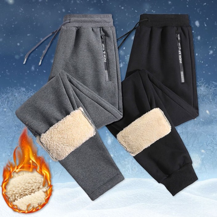 신축 허리 트레이닝 남성 기모 방한 허리편한 밴딩 슬랙스 캐주얼 겨울 바지