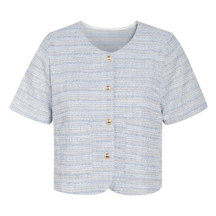 JJ지고트 믹스컬러 반팔 트위드 자켓 GR5N0JK511 716237