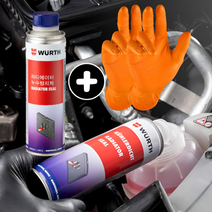 장갑증정뷔르트 라디에이터 누수방지제 냉각수 첨가제 부동액 보수제 냉각수차단제
