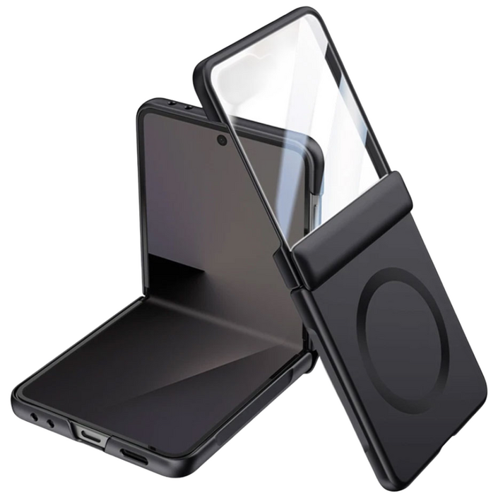 Elvo 갤럭시 z Flip7 6 제트플립 맥세이프 마그네틱 액정보호필름 스피링 힌지보호