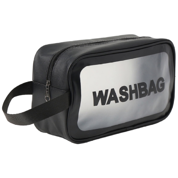 천끝 수영장 가방 3종 세트 워시백 투명 방수 화장품 파우치 세면도구