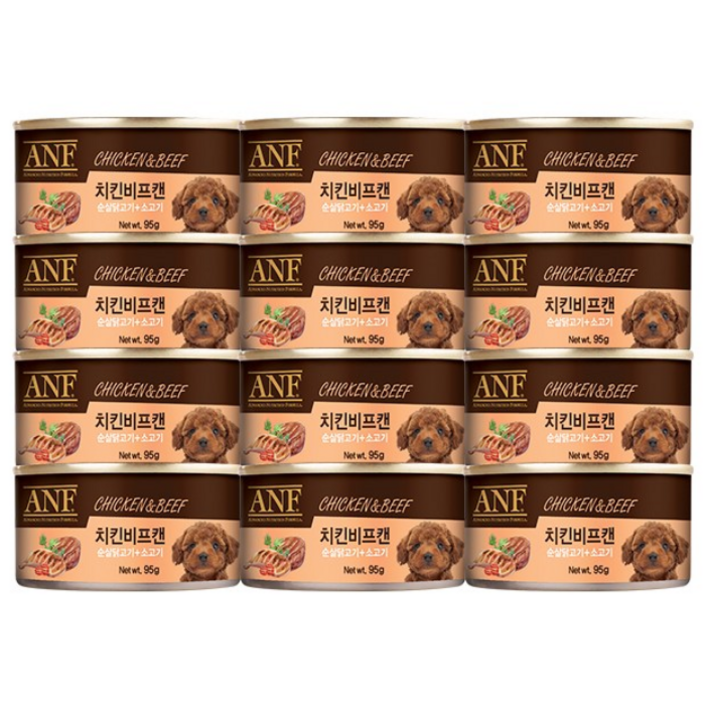 ANF 강아지 24개 1박스 캔