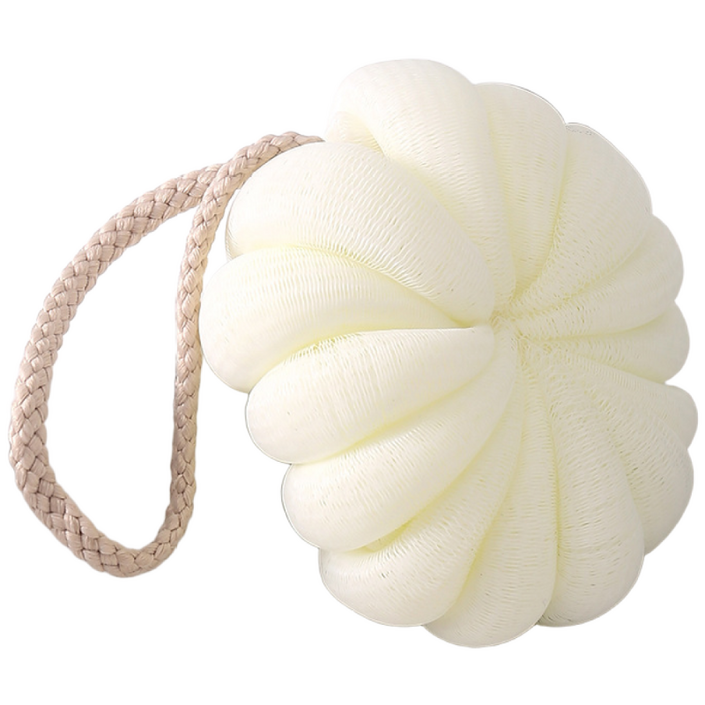 거품퐁퐁 부드러운 저자극 대왕 호박 샤워볼 아기 어린이 샤워타올