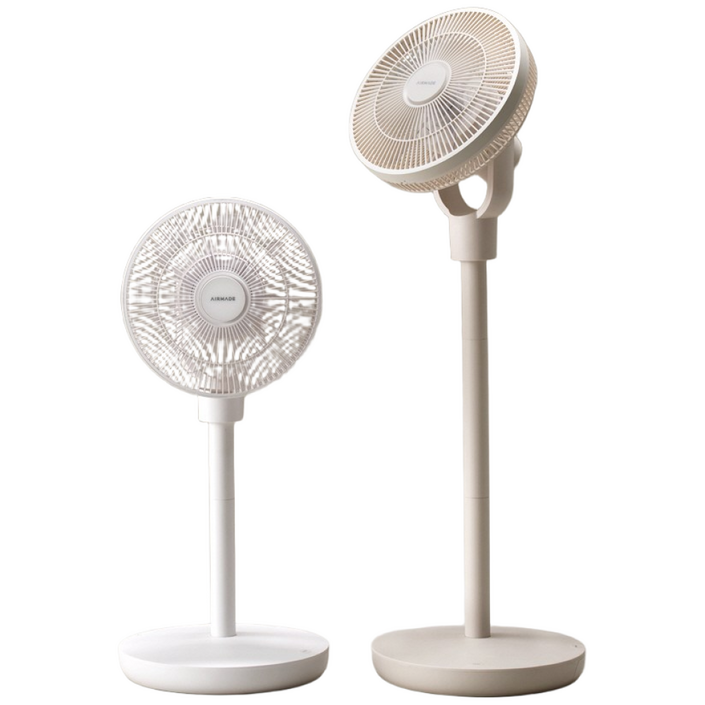에어메이드 무선 분리 선풍기 무소음 써큘레이터 24시간 배터리 1570C, 화이트