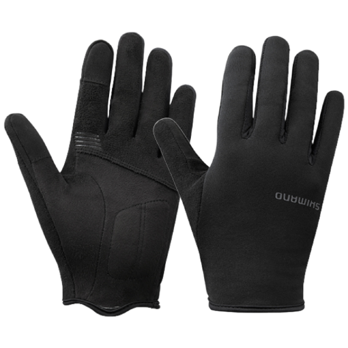 시마노 라이트 써멀 장갑 블랙, XL, 1개