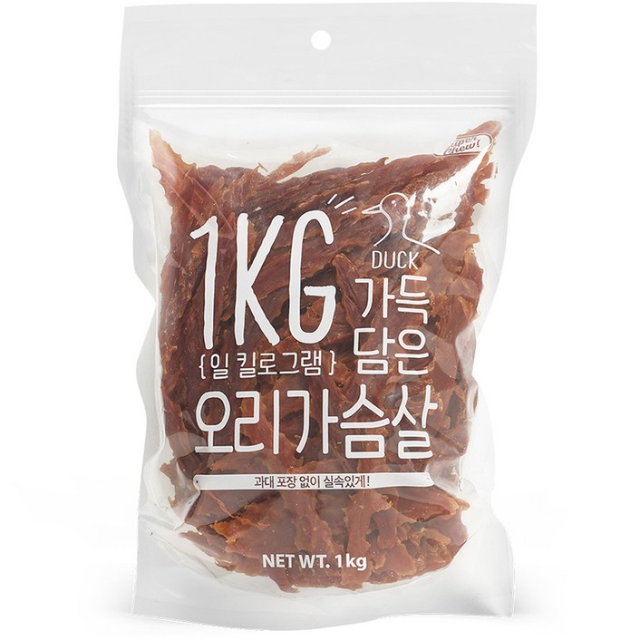 슈퍼츄 일킬로그램 가득 담은 강아지 육포 1kg