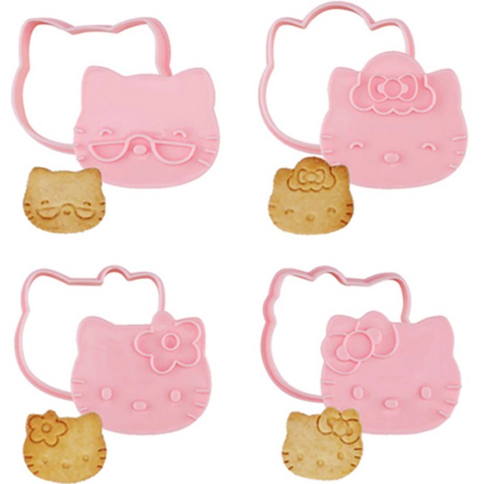 쉐프메이드 헬로키티 쿠키커터 4종