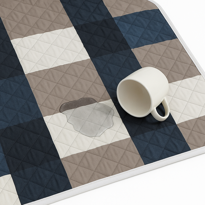 노바리움 시니어 환자 간호 케어 방수 패드, 블루