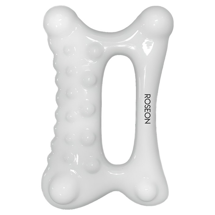 로즈온 디톡 바디 페이스 괄사, 1개, 아이보리