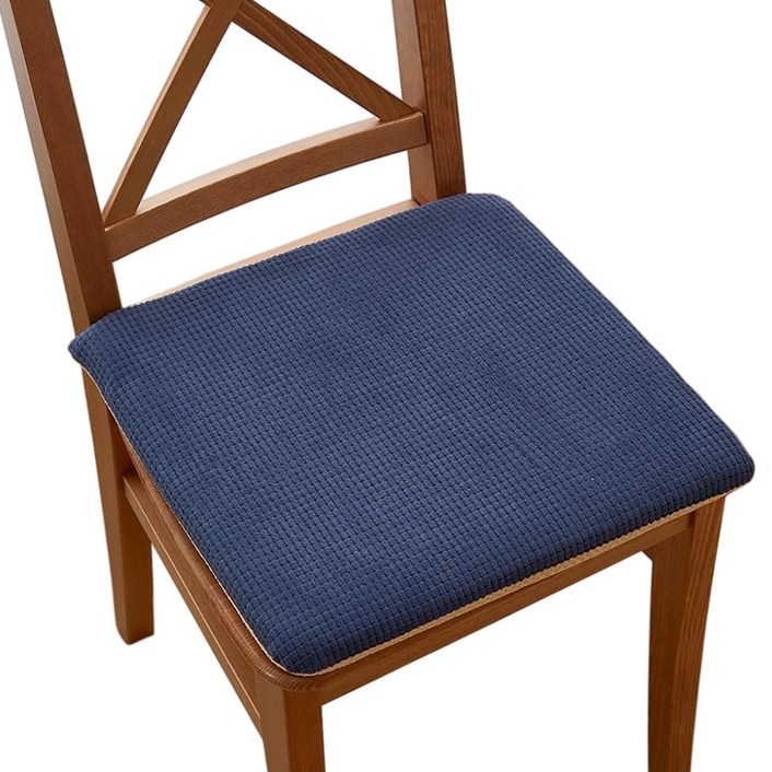 코듀로이 미끄럼방지 식탁 의자 방석 끈고정 의자 방석 사각 방석 분리 세탁 가능 방석