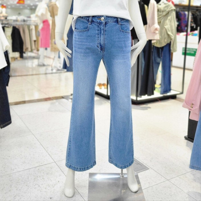 씨씨콜렉트 세미 부츠컷 데님팬츠E242PSA142블루 2374719