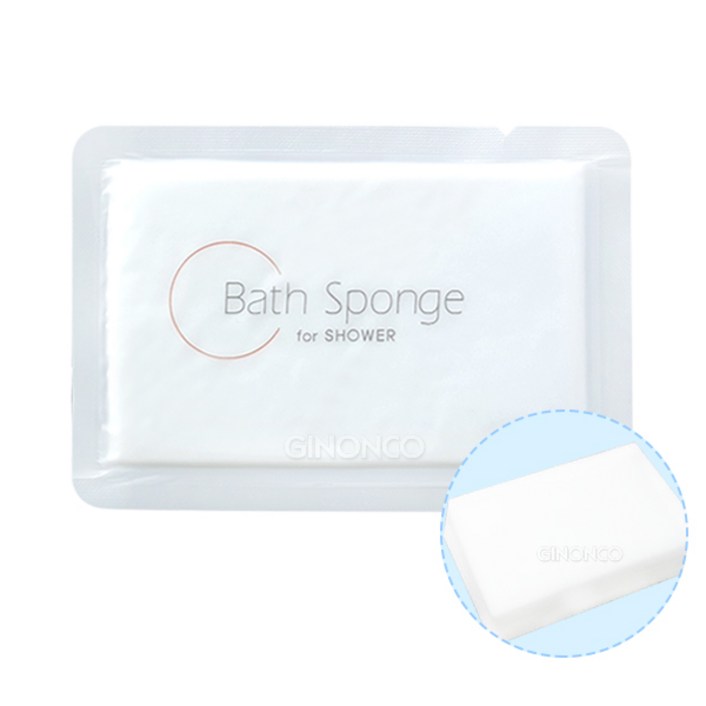 트레이딩제이 바디스폰지 일회용 샤워타월 때수건 업소용 펜션 호텔 여행용