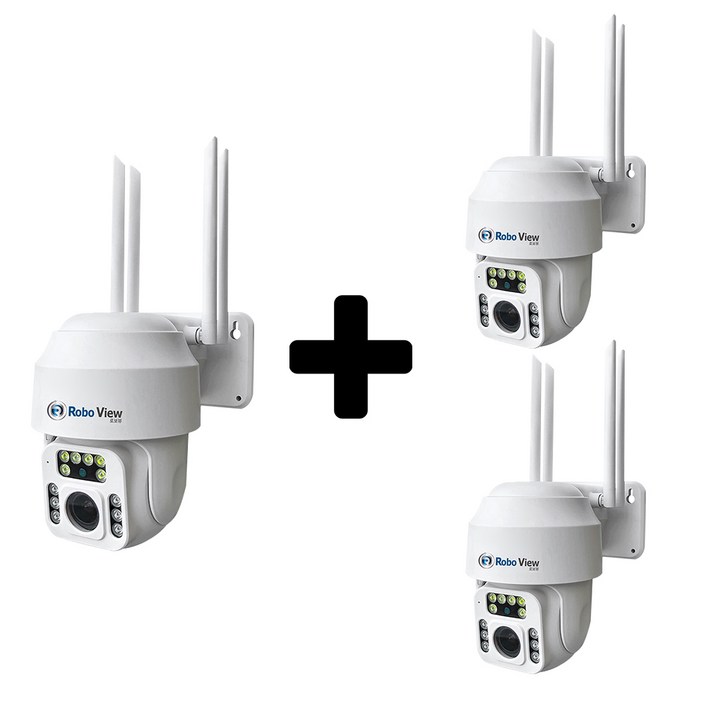 글로벌아이넷 로보뷰P3 3세트 홈 IP 카메라 CCTV 2.8mm12mm 광학줌 QHD, 01. 로보뷰P3  3세트