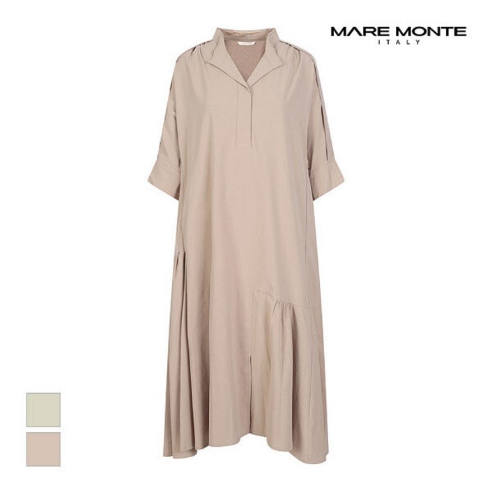 마레몬떼 트임넥 루즈핏 롱 원피스M235MOP27M0 P003591276