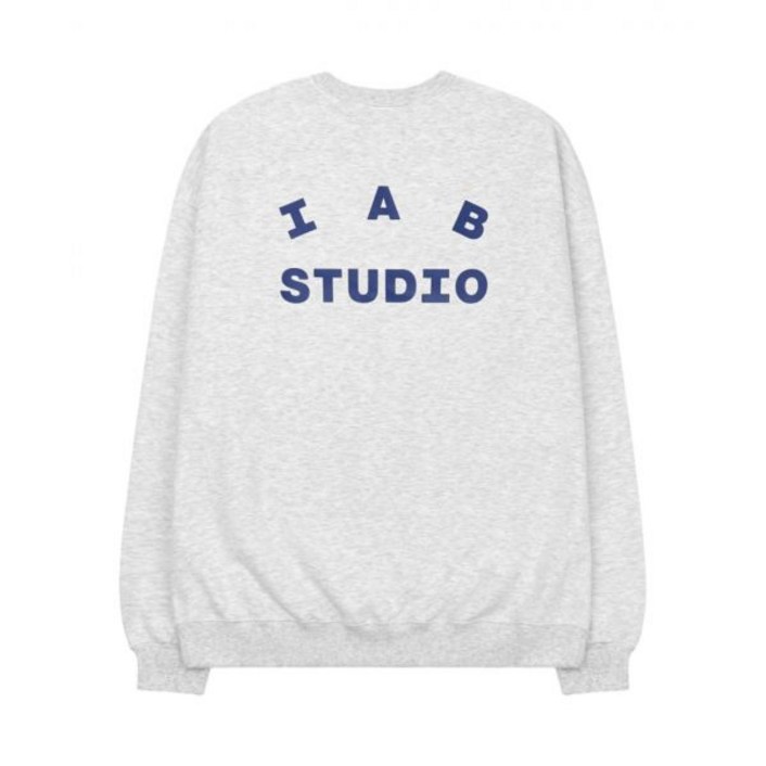 정품아닐시3배보상 아이앱 스튜디오 스웨트셔츠 라이트 그레이  19FW IAB Studio Sweatshirt Light Gray  19FW