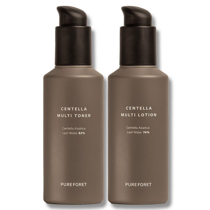 퓨어포레 센텔라 스킨 로션 2종세트 청소년 사춘기 여드름 트러블 뾰루지 수분 보습 민감성 고농축 병풀 기초 화장품 세트