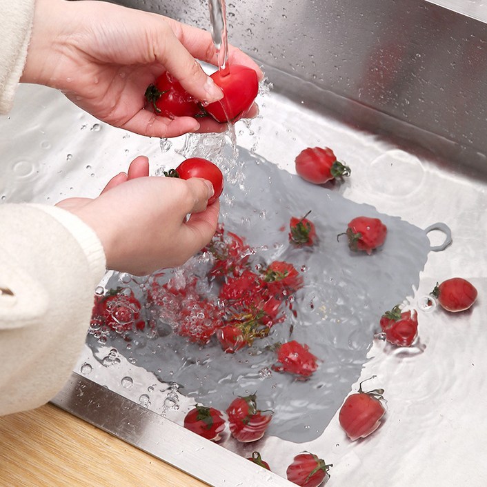 11 가엔가 20CM 매직 실리콘 화장실 욕실 하수구 싱크대 배수구 덮개 악취 해충차단 캡 마개 매트, 2개