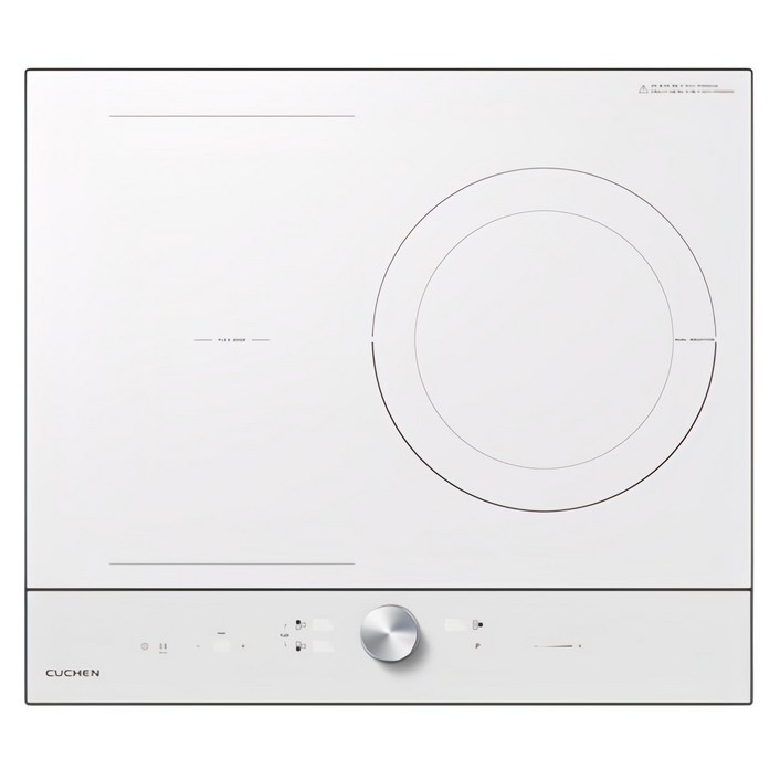 쿠첸 IH FLEX 대화구 올파워 인덕션 3구 화이트 방문설치, CIR-EW33KD0B1, 빌트인