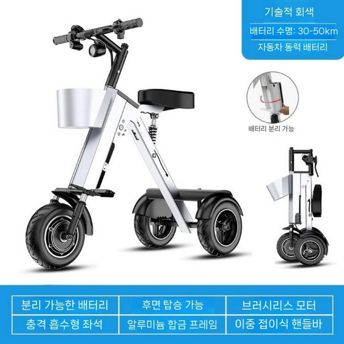 성인용 전동 자전거 킥보드 전동킥보드 초경량 전기 접이식 기함급 폴딩