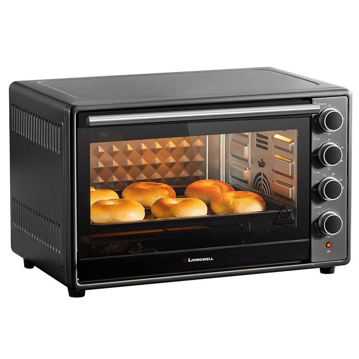 리빙웰 46L 컨벡션 오븐 홈베이킹 제과 제빵 가정용 OV460