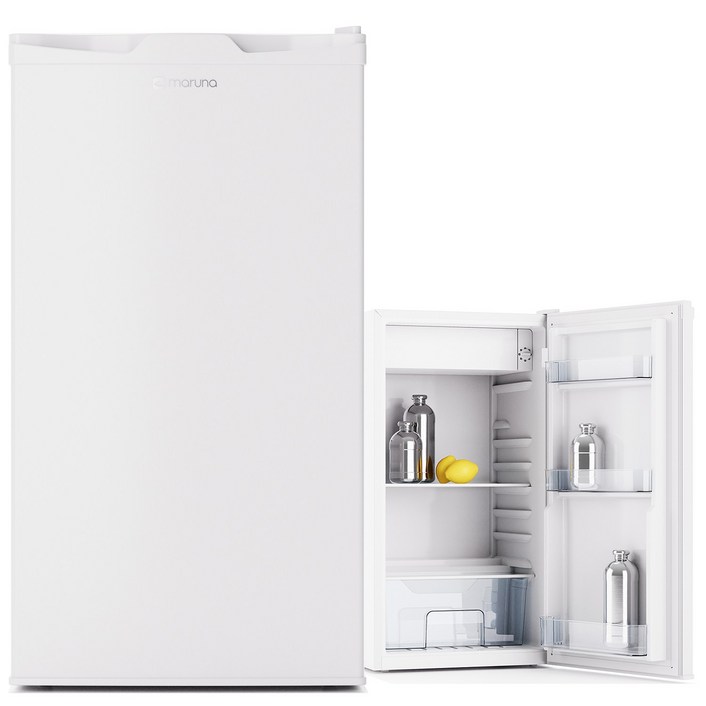 마루나 소형 냉장고 87L 일반 미니 원룸, 화이트, BC90