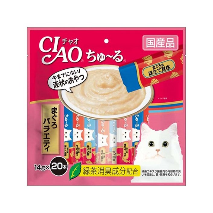 이나바 챠오츄르 참치 버라이어티팩 20개입