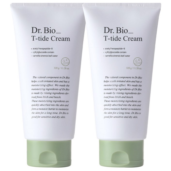 닥터바이오 대용량 티타이드 크림, 320g, 2개