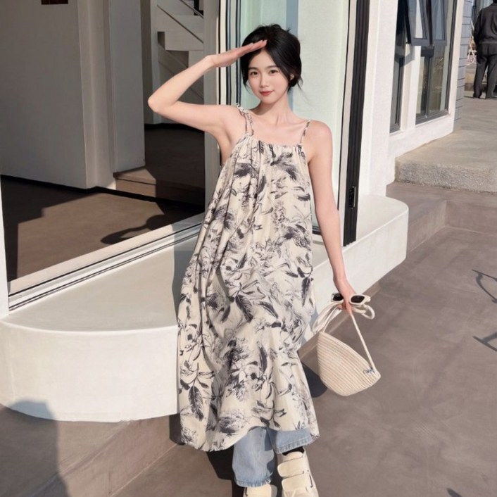 HL 원피스 레이어드 캐주얼 룩 스타일링 하객룩