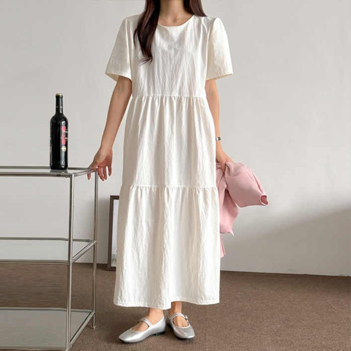 마이쏭 여성 빅사이즈 여름원피스 케인바스락캉캉롱원피스