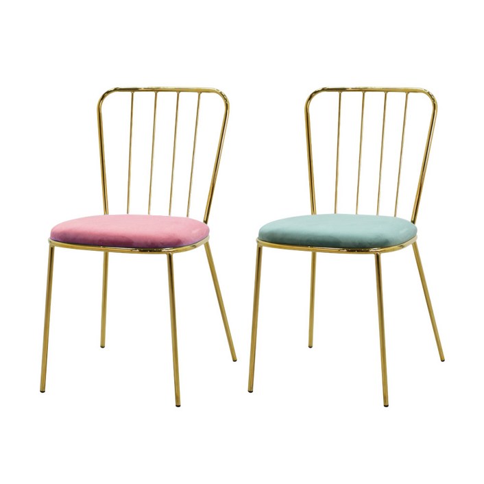 GM퍼니처 라인 골드벨벳 체어 인테리어의자