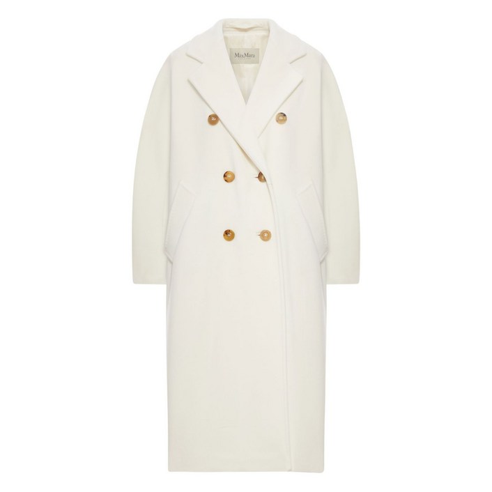 막스마라 마담 101801 더블 브레스티드 울 코트