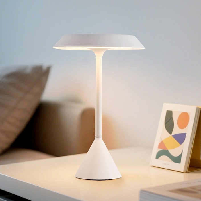 joxy 무선 충전식 우산 LED 스탠드 무드등 3색모드 T908-1