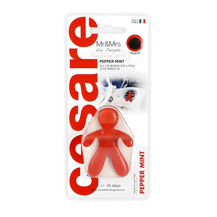 미스터앤미세스 블리스터 차량용 방향제 레드 페퍼민트향