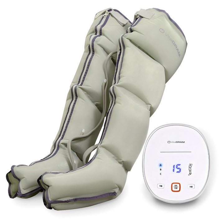 비타그램 에어그라운드 플러스 4방 마사지기, VG-AM04, 그레이