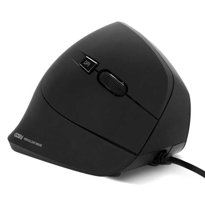 코시 버티컬 이지 마우스 M3124, M3124, 블랙