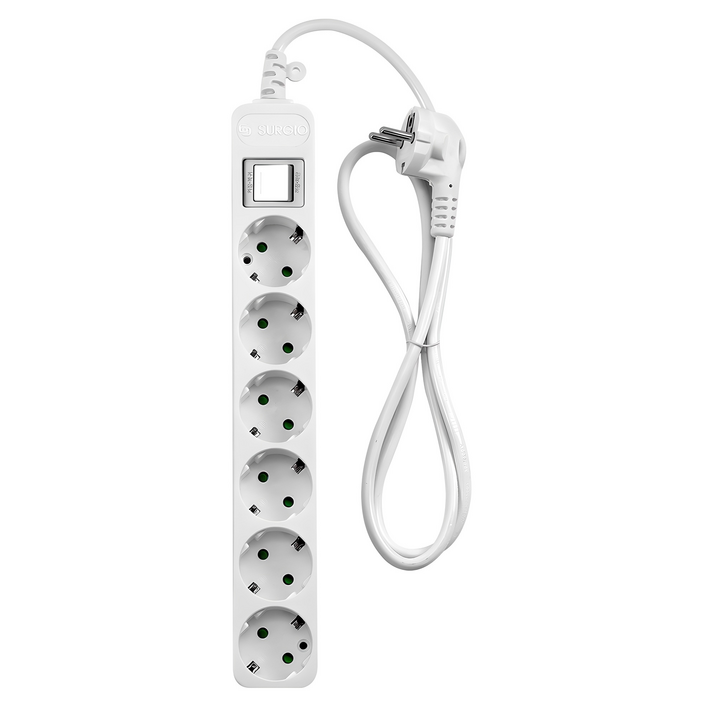 모노케어 안전 접지 멀티탭 6구 DH2062NT