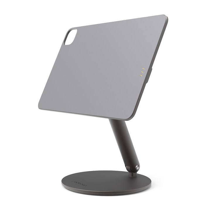 레드빈 아이패드 마그네틱 무선충전 거치대 아이패드 프로 13  에어 13, P2A3M2, Space Gray, 1개