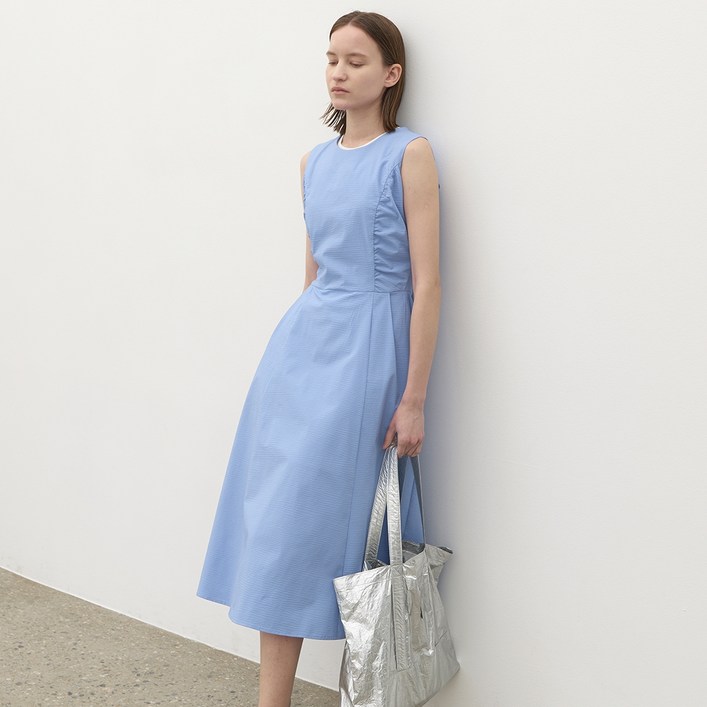 아틀리에나인 웨이스트 슬리브리스 원피스 OP-6169