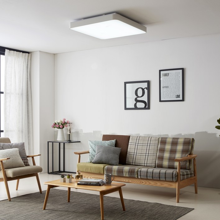리모컨 방등 주백색 4000K LED60W, 화이트 리모컨 방등 주백색 4000K LED60W, 화이트