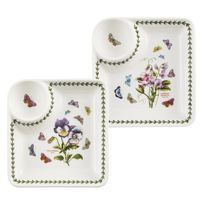 포트메리온 보타닉가든 만두 접시 2종 세트