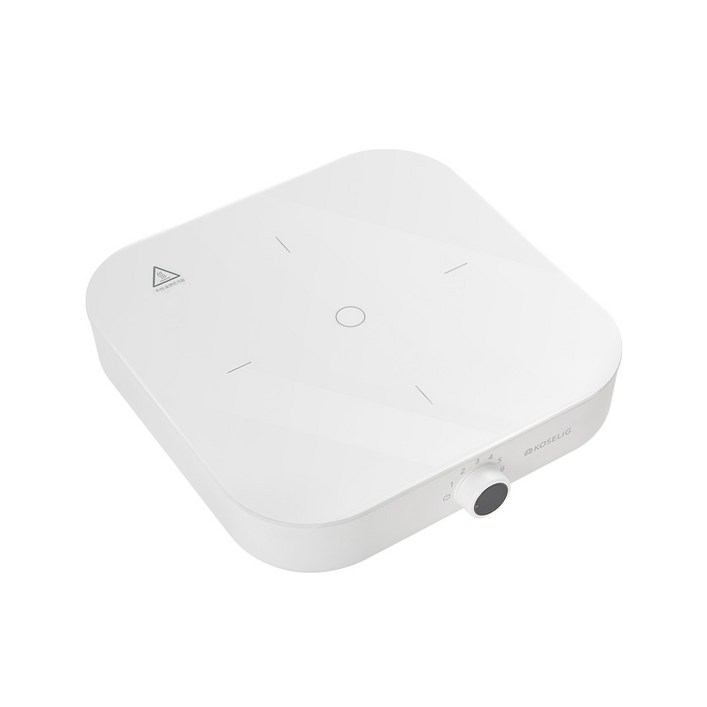 코슬리 인덕션 쿠커 1구 화이트, IHS640W, 일반형