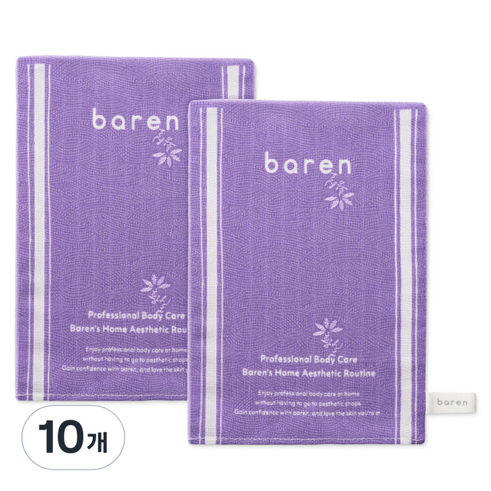 바렌 스파앳홈 소프트 때밀이, 10개, 1개입