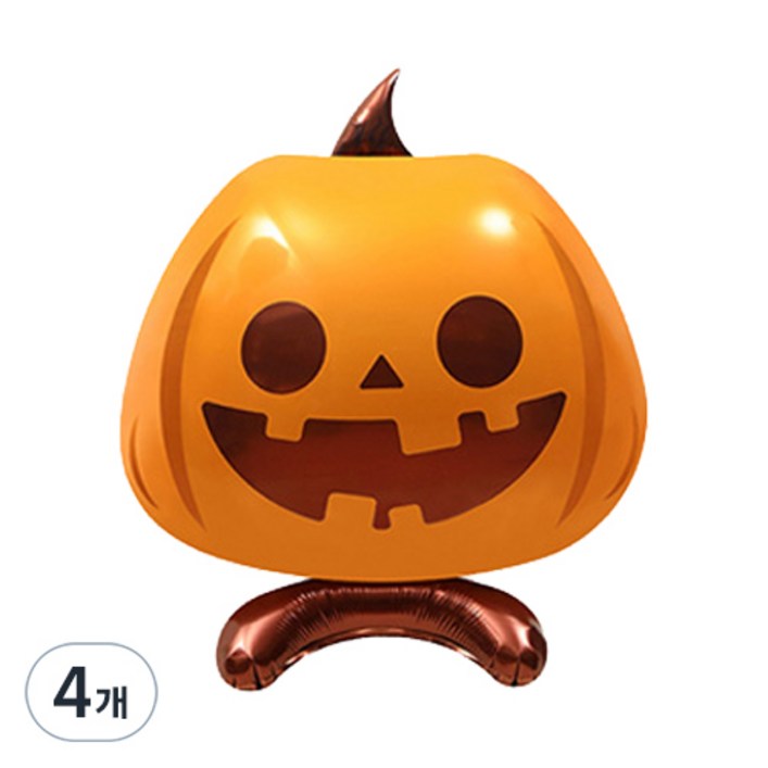 타이탄 할로윈 이벤트 대형 포인트 풍선 스마일 호박 50 x 42 cm