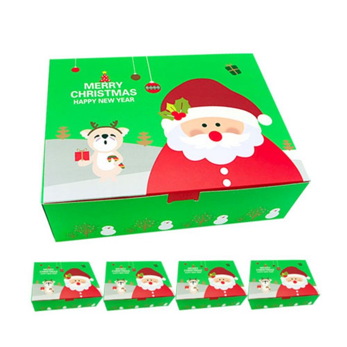 도나앤데코 크리스마스 선물 포장상자 산타 원터치박스 중 - 쇼핑뉴스
